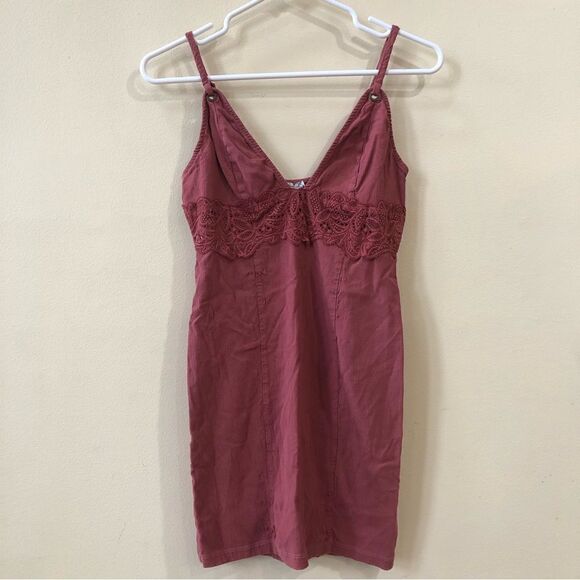 Intimately Free People Terra Cotta Mini Dress - Picture 1 of 7